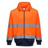 Portwest Vesten B317 HiVis UPF50+ UV oranje-marineblauw(ON)