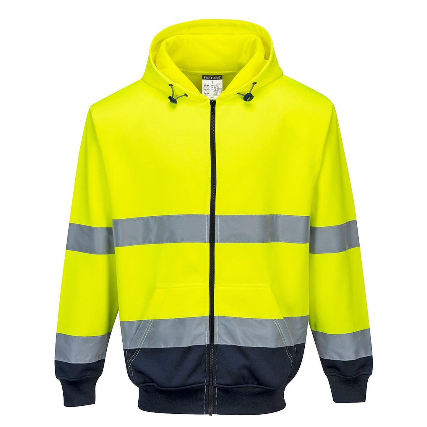 Portwest Vesten B317 HiVis UPF50+ UV geel-marineblauw(YN)