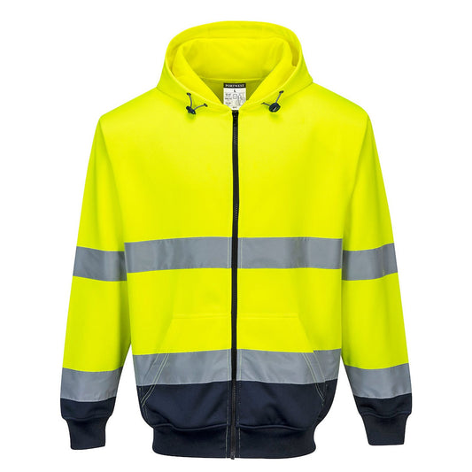 Portwest Vesten B317 HiVis UPF50+ UV geel-marineblauw(YN)