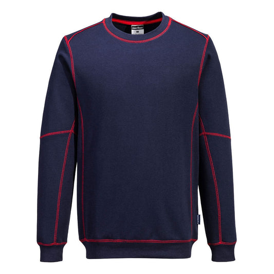 Portwest Polosweaters B318 marineblauw-rood(NR)