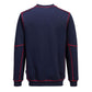 Portwest Polosweaters B318 marineblauw-rood(NR)