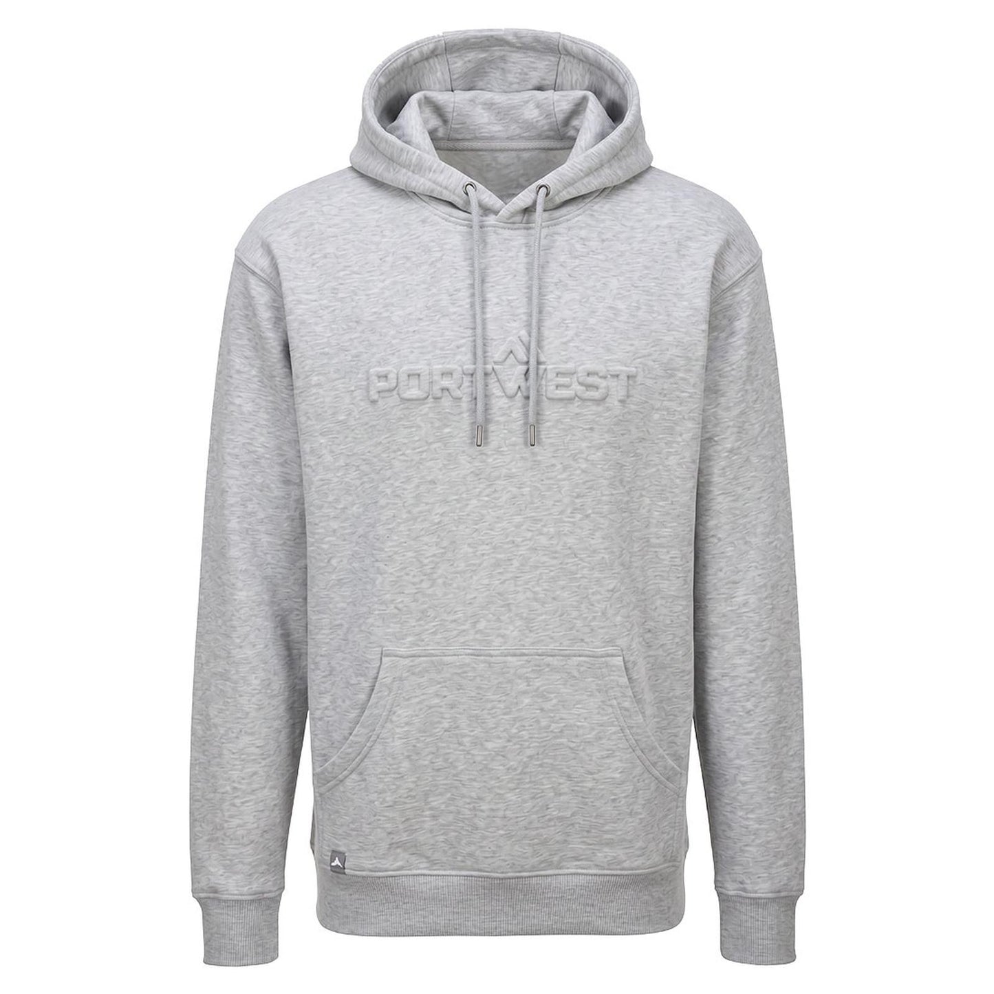 Portwest Vrijetijdskleding Hoodie B331 Portwest logo reliëf heidegrijs(HG)