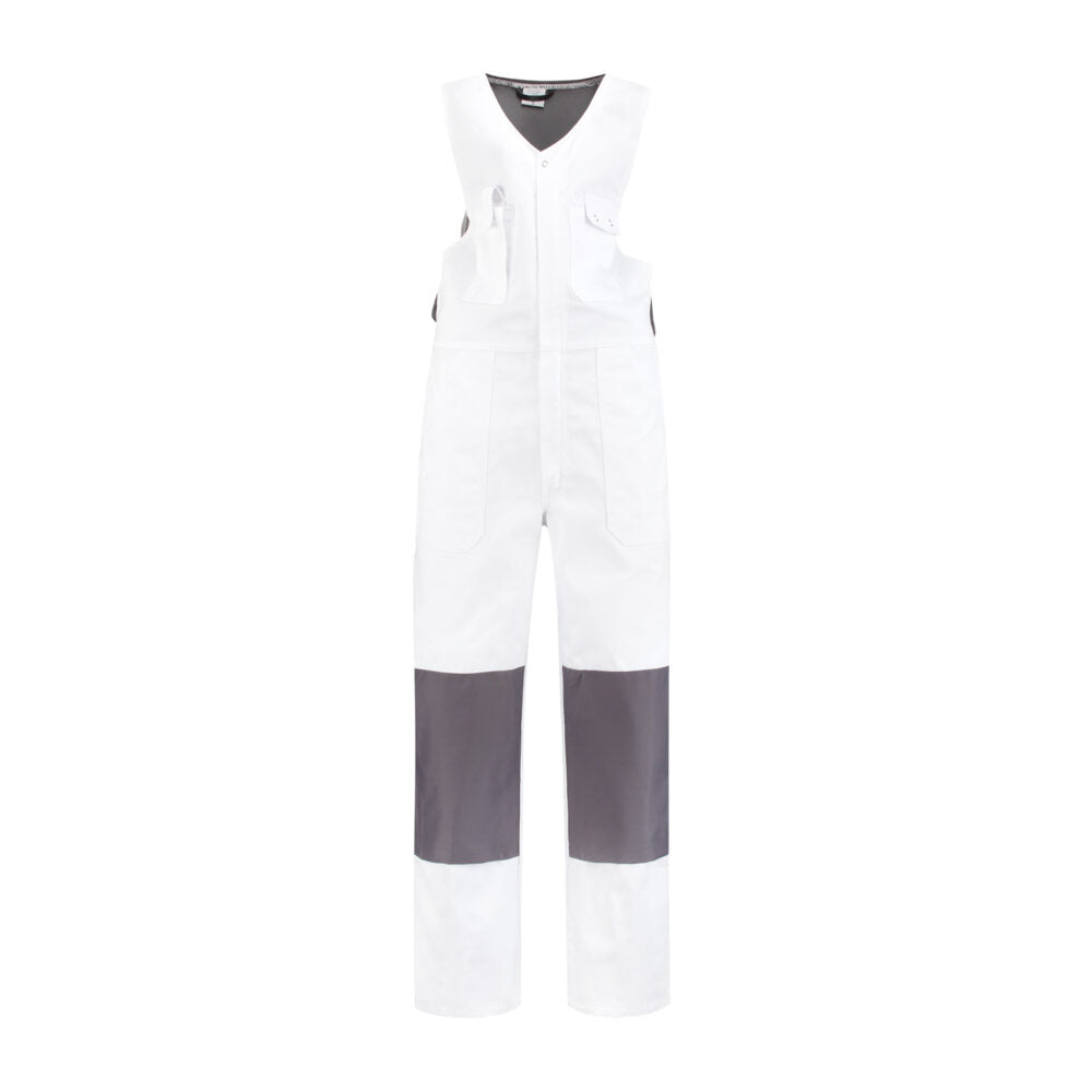 Noname Bodybroeken BBC6040 Kniezakken wit-grijs(WTGR)