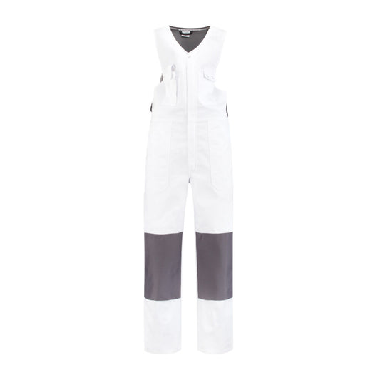 Noname Bodybroeken BBC6040 Kniezakken wit-grijs(WTGR)