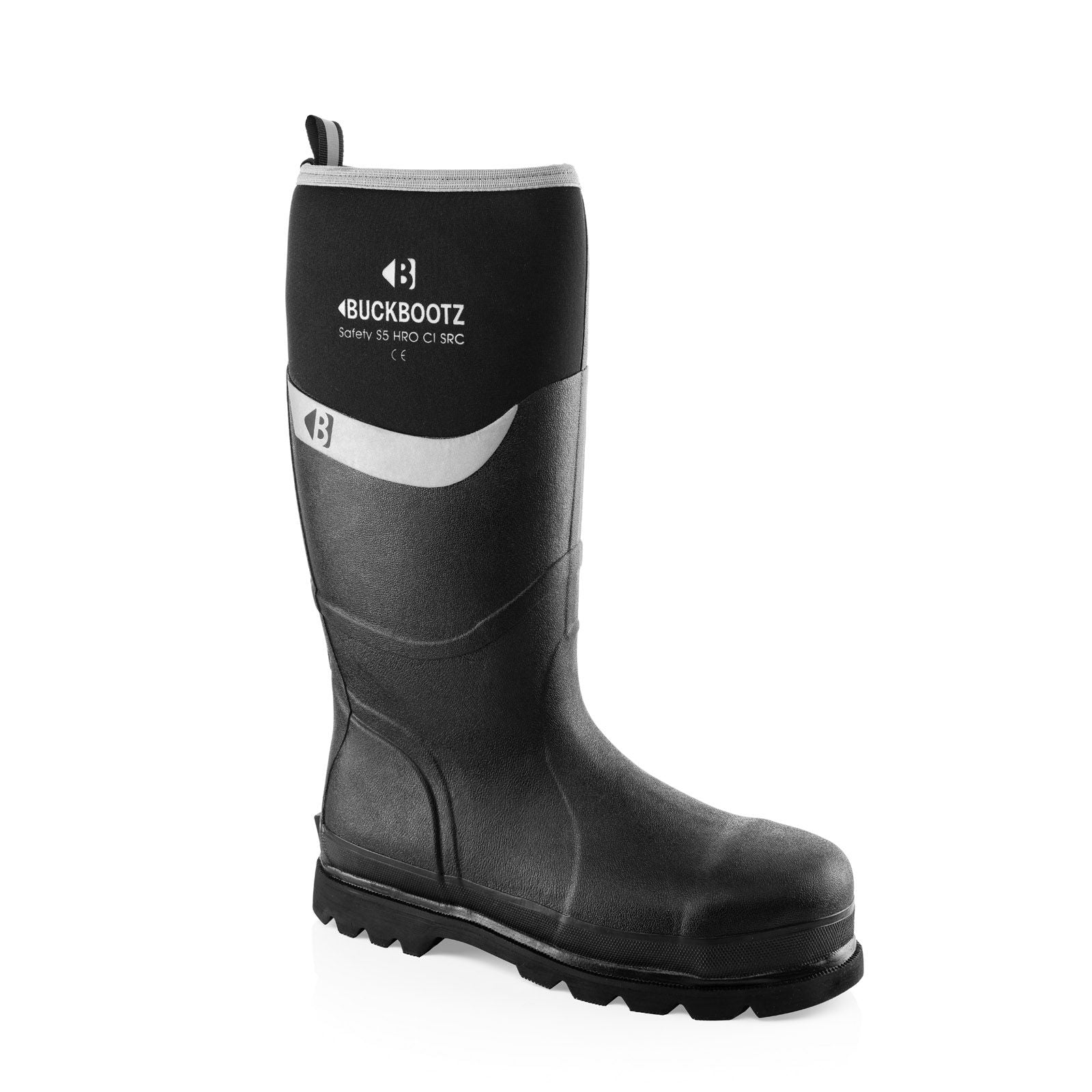 Buckbootz Laarzen BBZ6000 Rubber/neopreen S5 zwart(BK)
