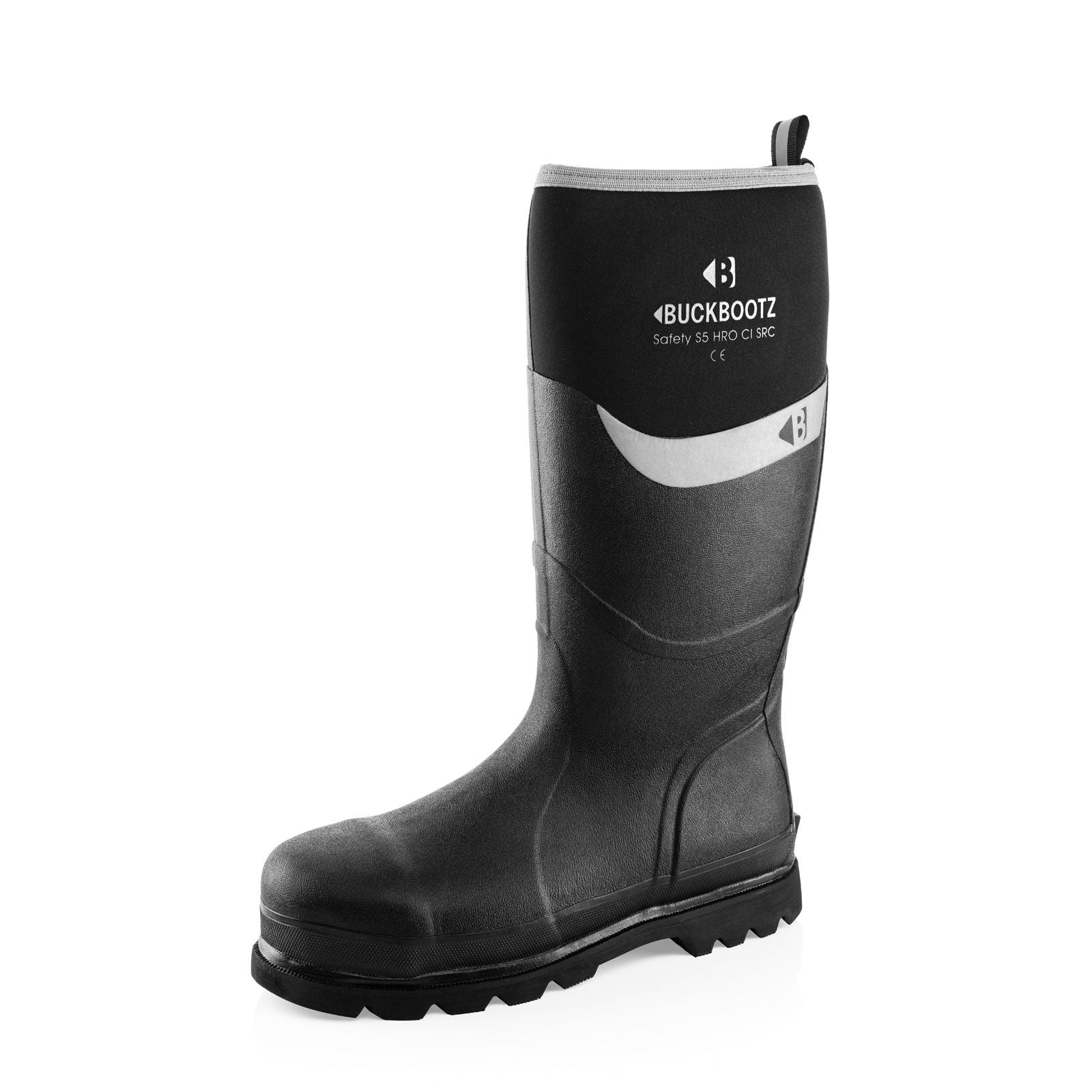Buckbootz Laarzen BBZ6000 Rubber/neopreen S5 zwart(BK)