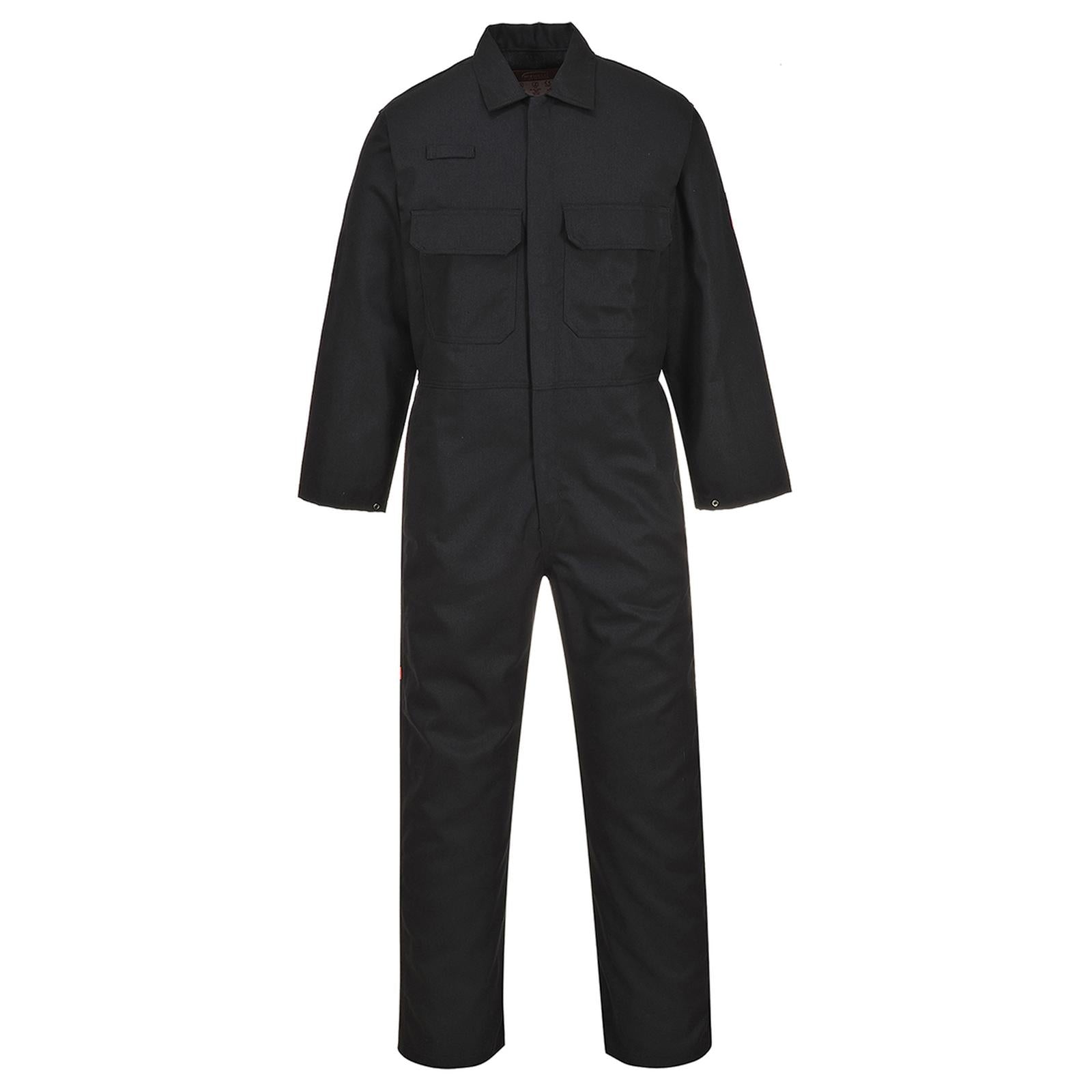 Portwest Bizweld Work Vlamvertragend Multi-norm Overalls Biz1 Vlamvertragend zwart(BK)