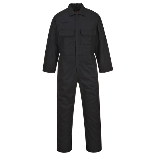 Portwest Bizweld Overalls Biz1 Vlamvertragend zwart(BK)