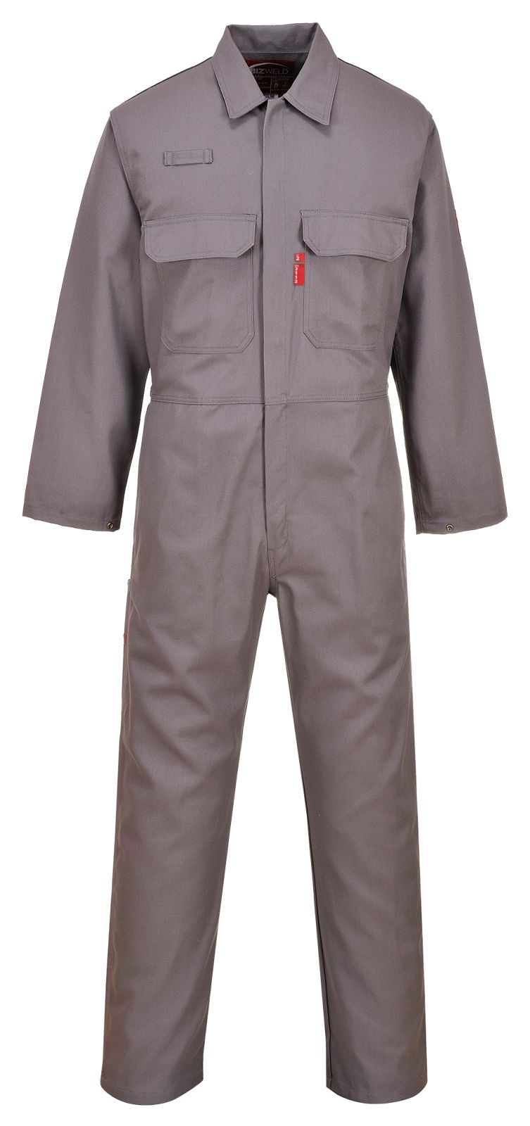 Portwest Bizweld Work Vlamvertragend Multi-norm Overalls Biz1 Vlamvertragend grijs(GR)