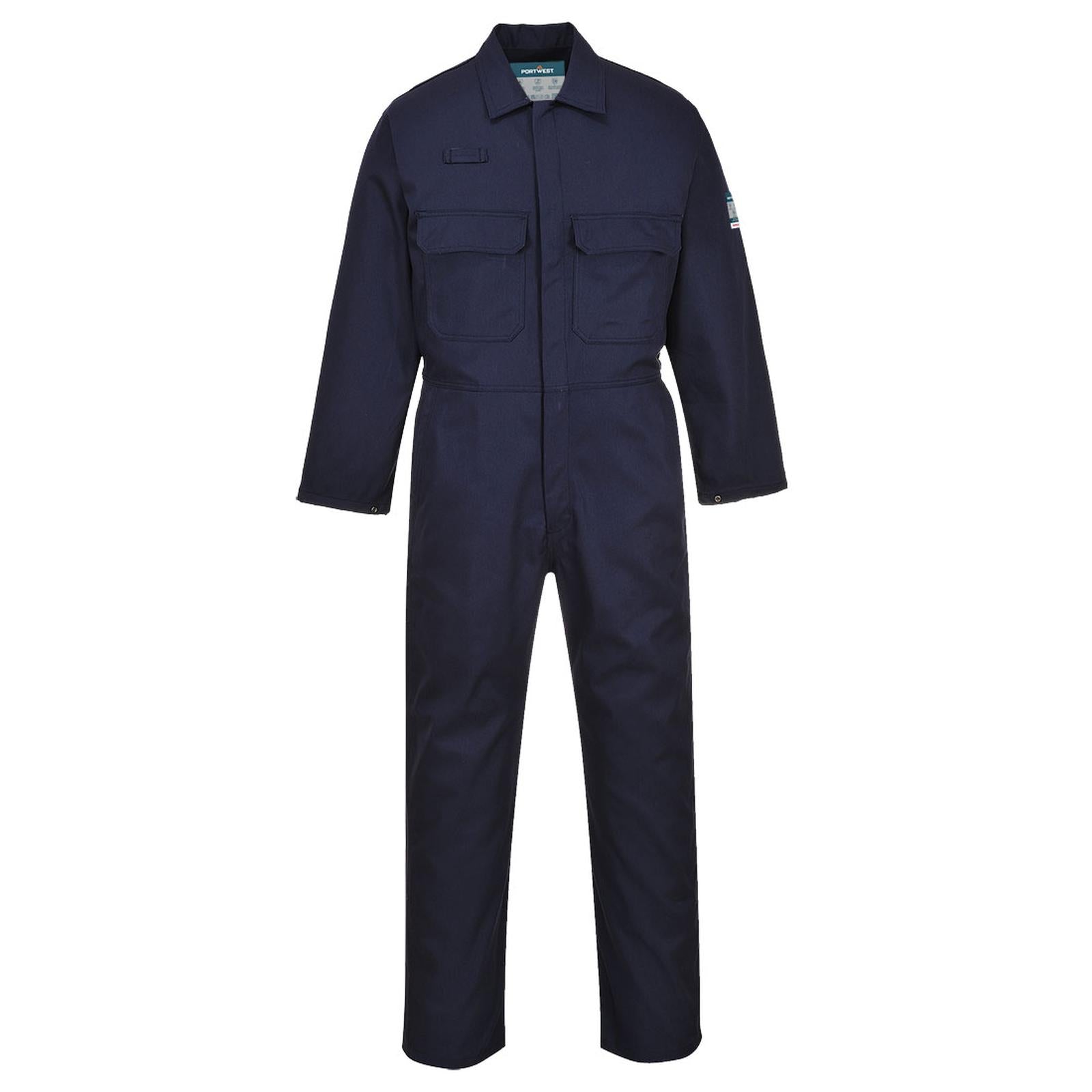 Portwest Bizweld Work Vlamvertragend Multi-norm Overalls Biz1 Vlamvertragend donker marineblauw(NV)