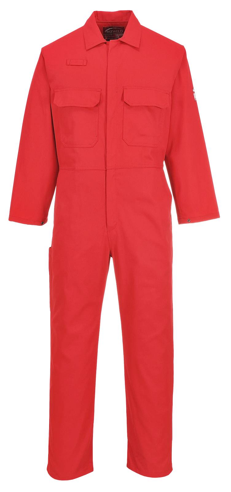 Portwest Bizweld Work Vlamvertragend Multi-norm Overalls Biz1 Vlamvertragend rood(RE)