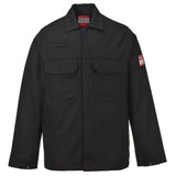 Portwest Bizweld Jassen Biz2 Vlamvertragend zwart(BK)