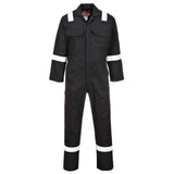 Portwest Bizweld Iona Overalls Biz5 Vlamvertragend zwart(BK)