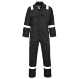 Portwest Bizweld Iona Overalls Biz5 Vlamvertragend zwart(BK)