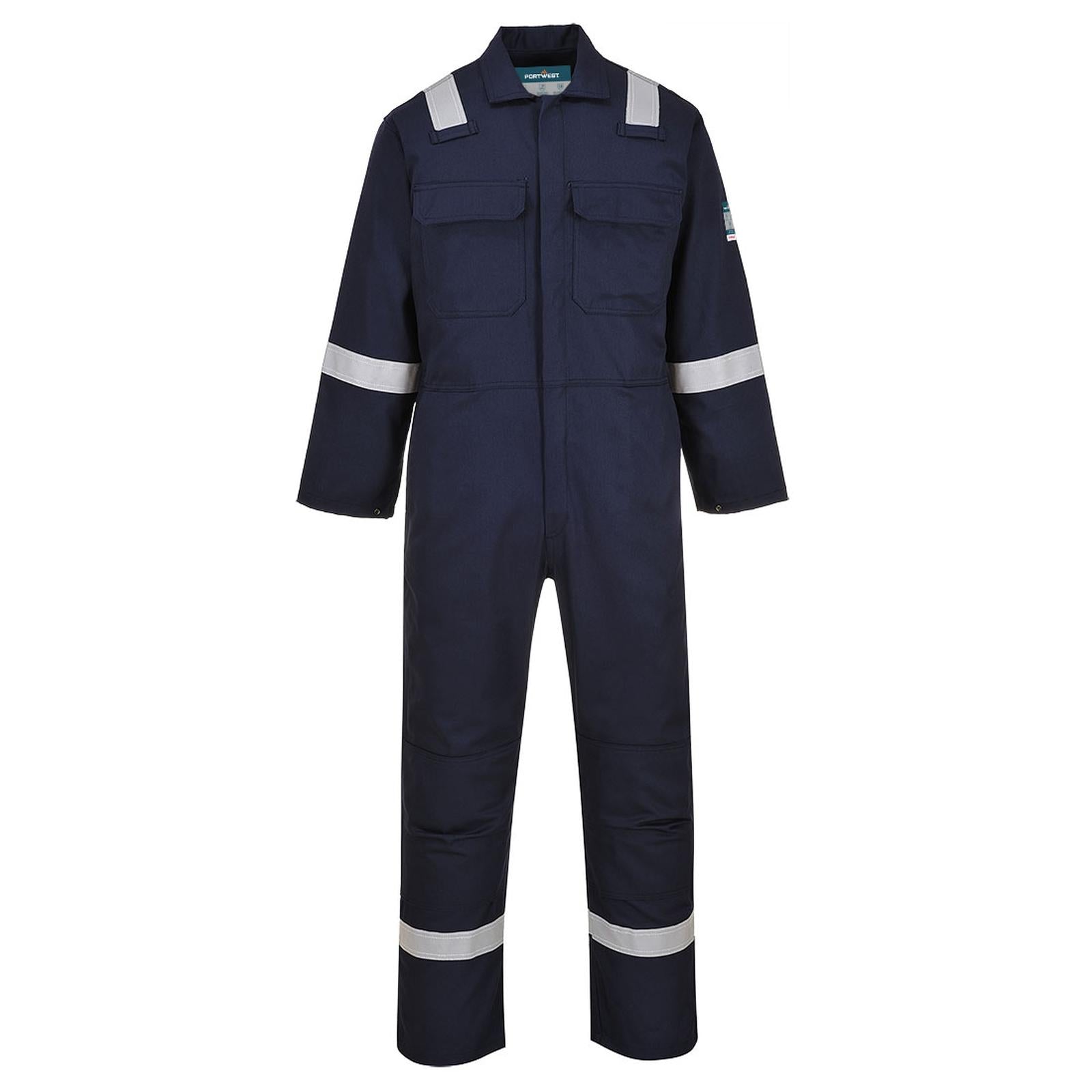 Portwest Bizweld Iona Overalls Biz5 Vlamvertragend donker marineblauw(NV)