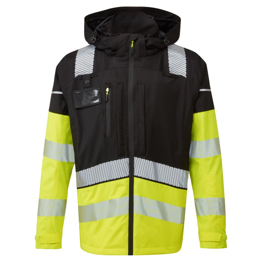 Portwest Regenjack BX323 Ultimate Modulair Hi-Vis 3-in-1 geel-zwart(YBR)
