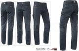 Brams Paris Broeken Cas X24 Stretch gecoat denim donkerblauw