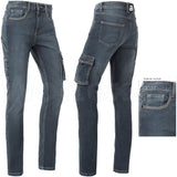 Brams Paris Broeken Lisa R12 Stretch middenblauw-denim