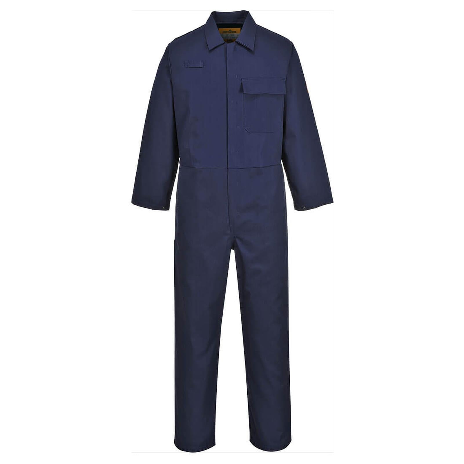 Portwest CE Safe Welder Overalls C030 Vlamvertragend donker marineblauw(NV)