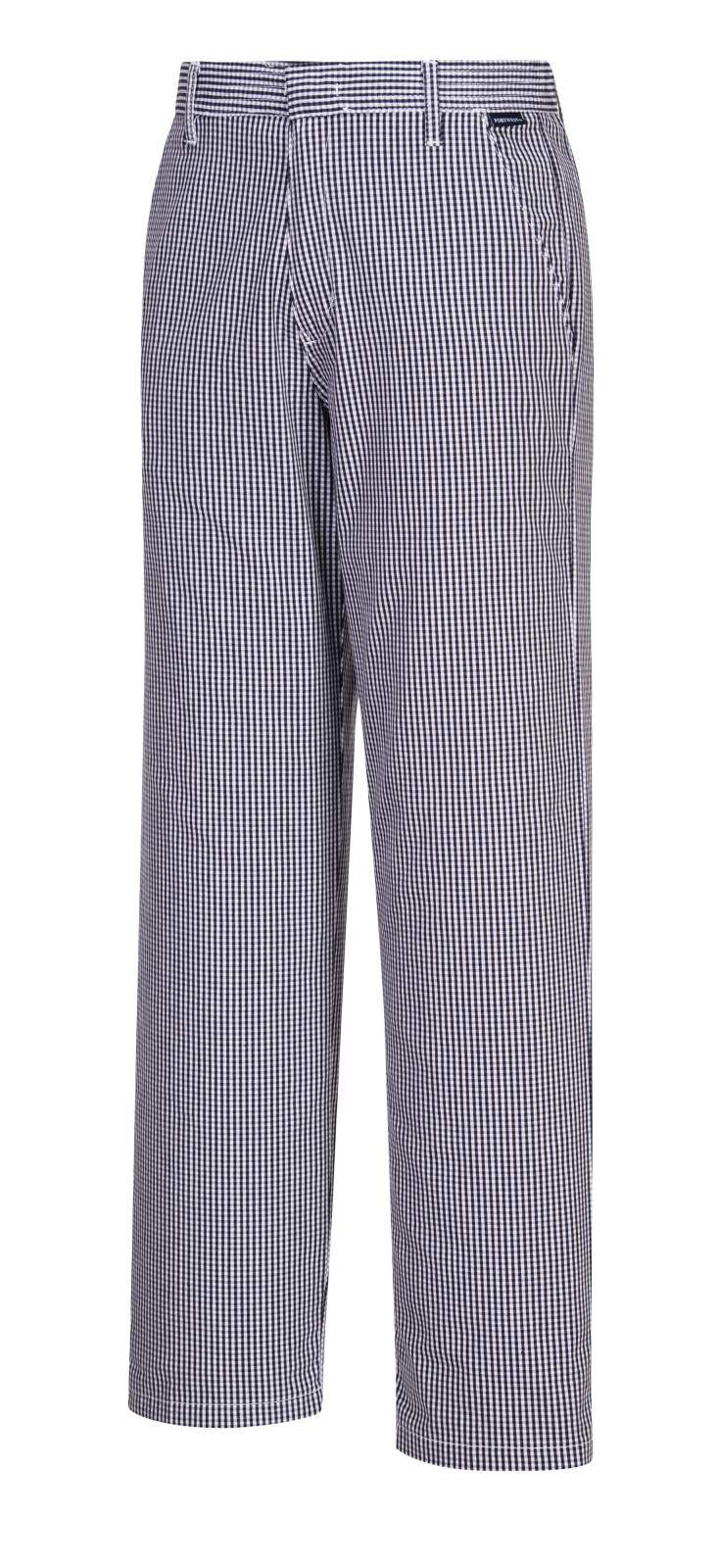 Portwest Broeken C075 blauw-wit geblokt(CH)