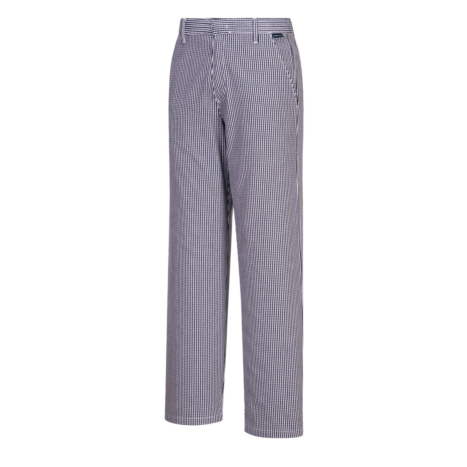 Portwest Broeken C075 blauw-wit geblokt(CH)