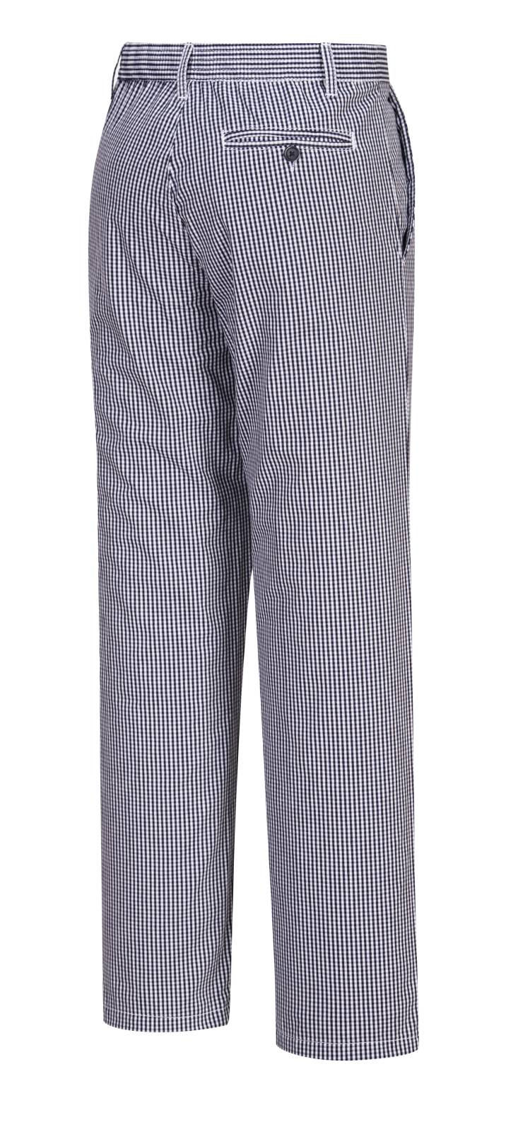 Portwest Broeken C075 blauw-wit geblokt(CH)