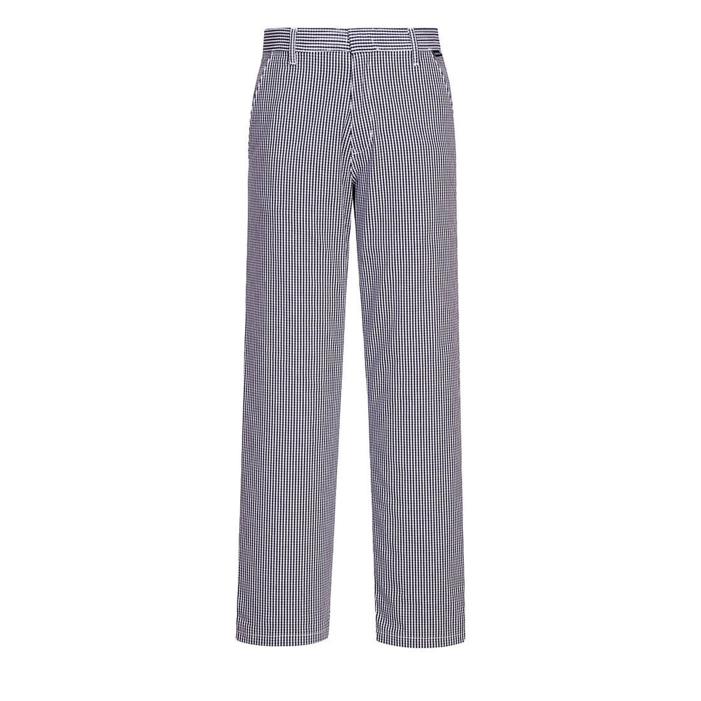 Portwest Broeken C075 blauw-wit geblokt(CH)