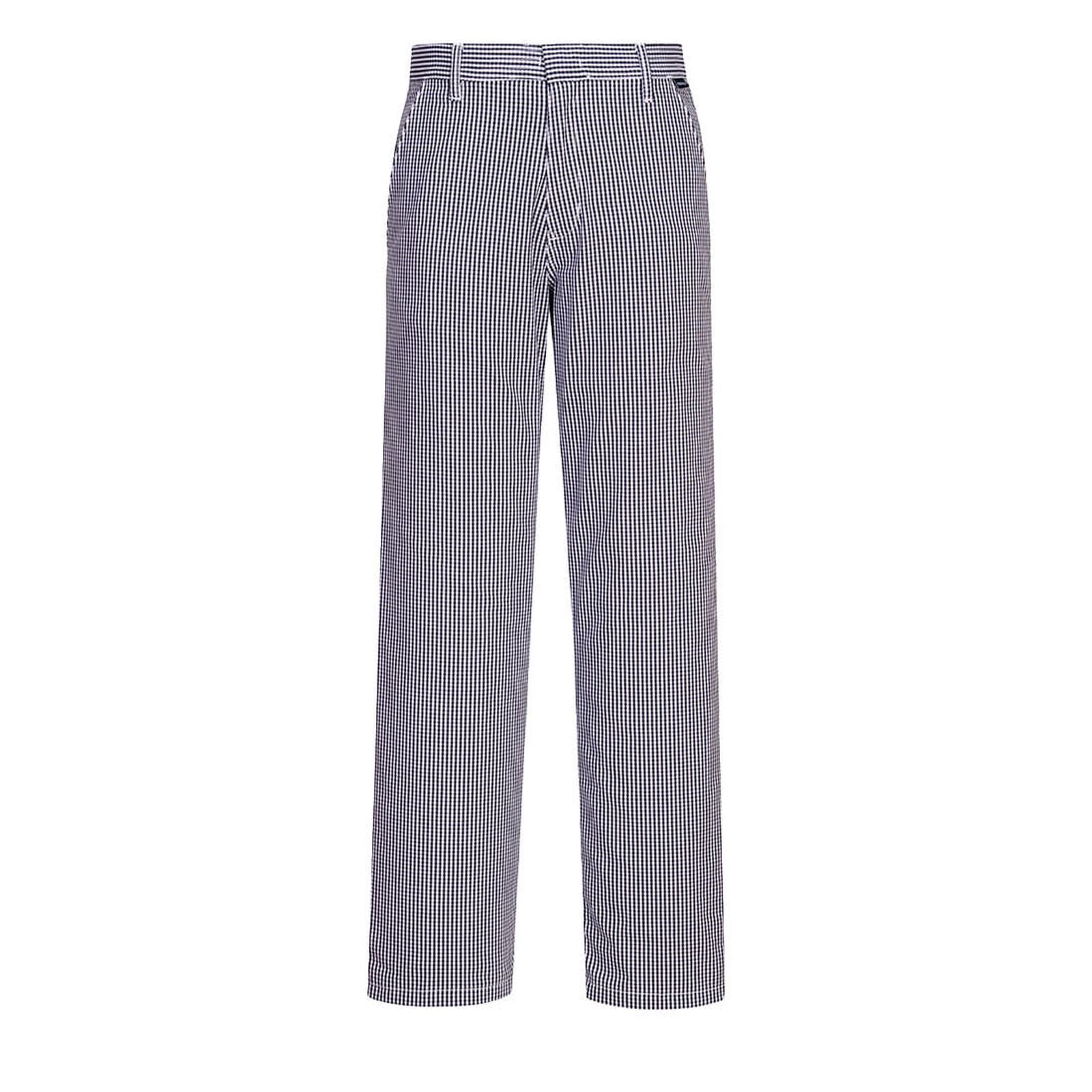 Portwest Broeken C075 blauw-wit geblokt(CH)