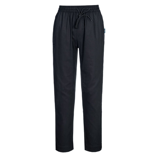 Portwest Kokskleding Broeken C076 chef Mesh Air zwart(BK)
