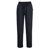 Portwest Kokskleding Broeken C076 chef Mesh Air zwart(BK)