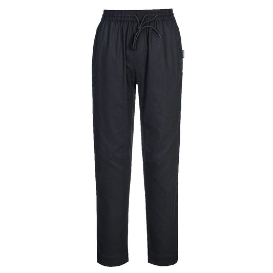 Portwest Kokskleding Broeken C076 chef Mesh Air zwart(BK)