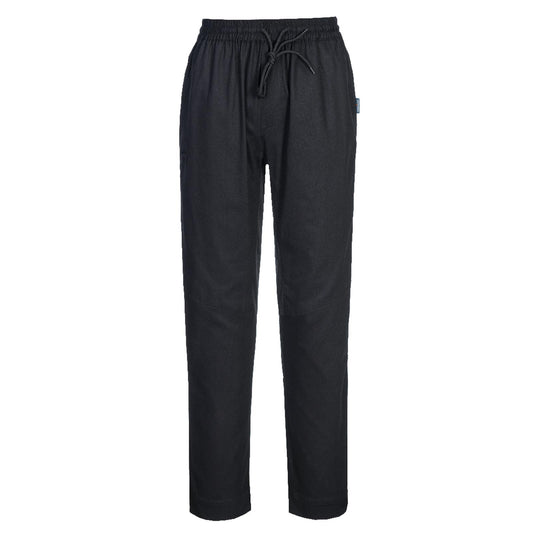 Portwest Kokskleding Broeken C076 chef Mesh Air zwart(BK)