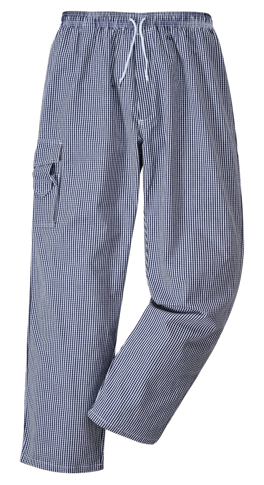Portwest Broeken C078 blauw-wit geblokt(CH)
