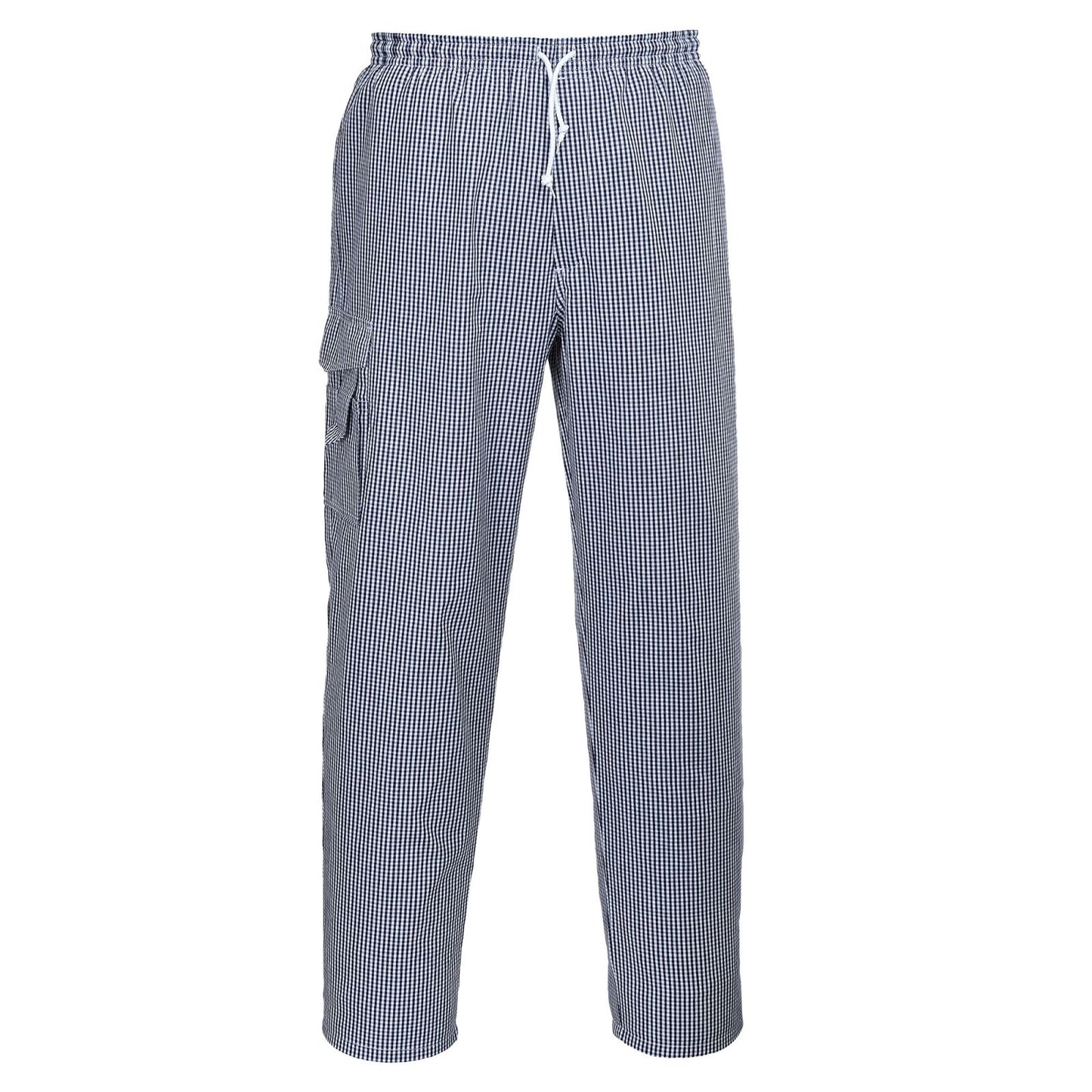 Portwest Broeken C078 blauw-wit geblokt(CH)