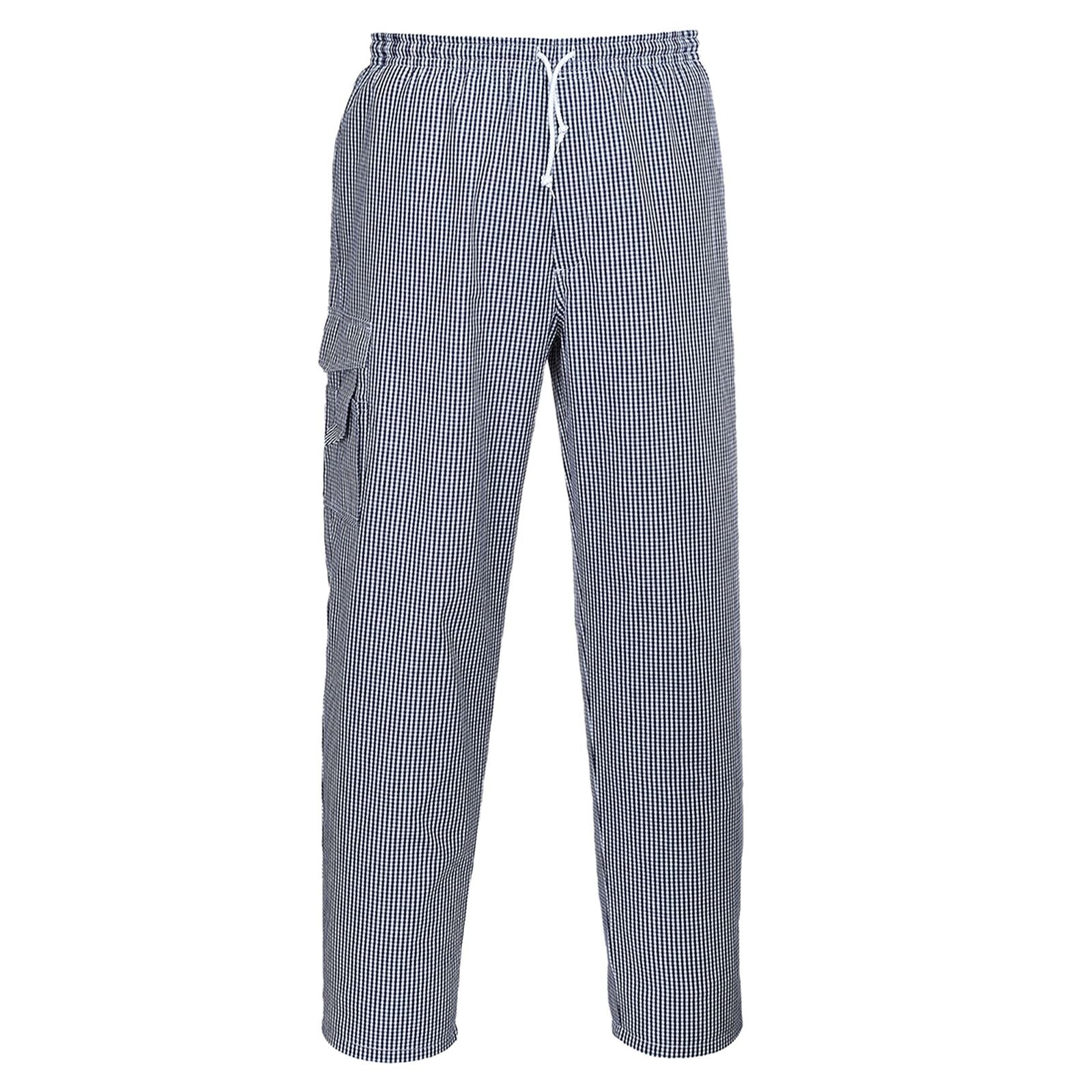 Portwest Broeken C078 blauw-wit geblokt(CH)
