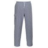 Portwest Broeken C078 blauw-wit geblokt(CH)