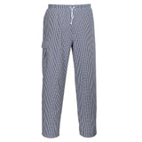 Portwest Broeken C078 blauw-wit geblokt(CH)