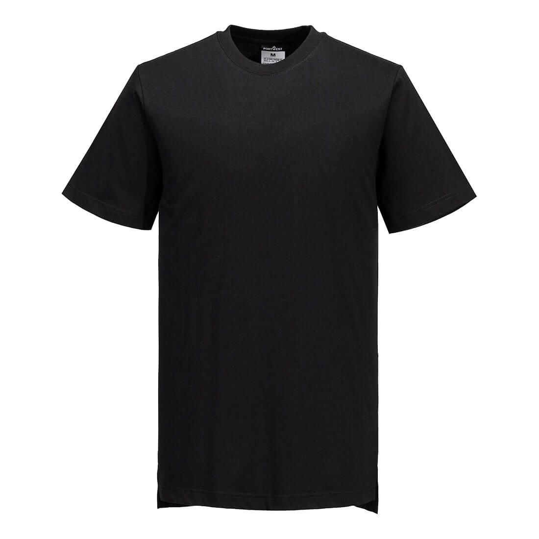 Portwest Kokskleding Chef-koks/voedingsindustrie T-Shirt C195 katoen MeshAir koks zwart(BK)