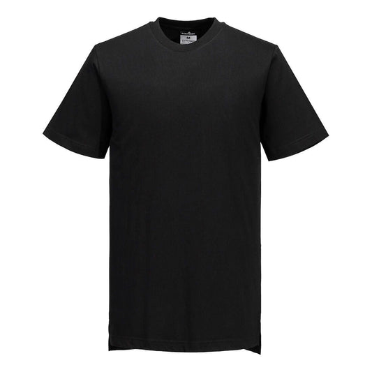 Portwest Kokskleding Chef-koks/voedingsindustrie T-Shirt C195 katoen MeshAir koks zwart(BK)