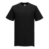 Portwest Kokskleding Chef-koks/voedingsindustrie T-Shirt C195 katoen MeshAir koks zwart(BK)