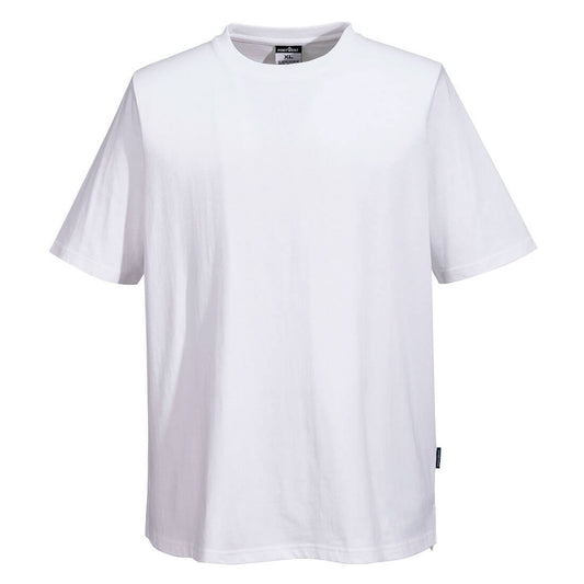 Portwest Kokskleding T-shirts C195 chef wit(WH)