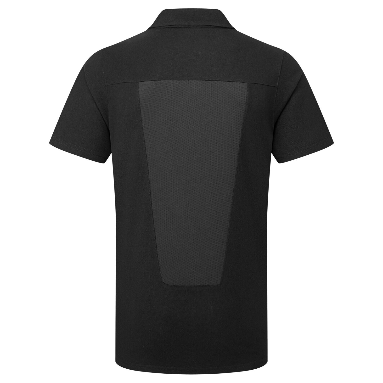 Portwest Kokskleding Chef-koks/voedingsindustrie Poloahirt C211 S/S Mesh AirPro zwart(BK)