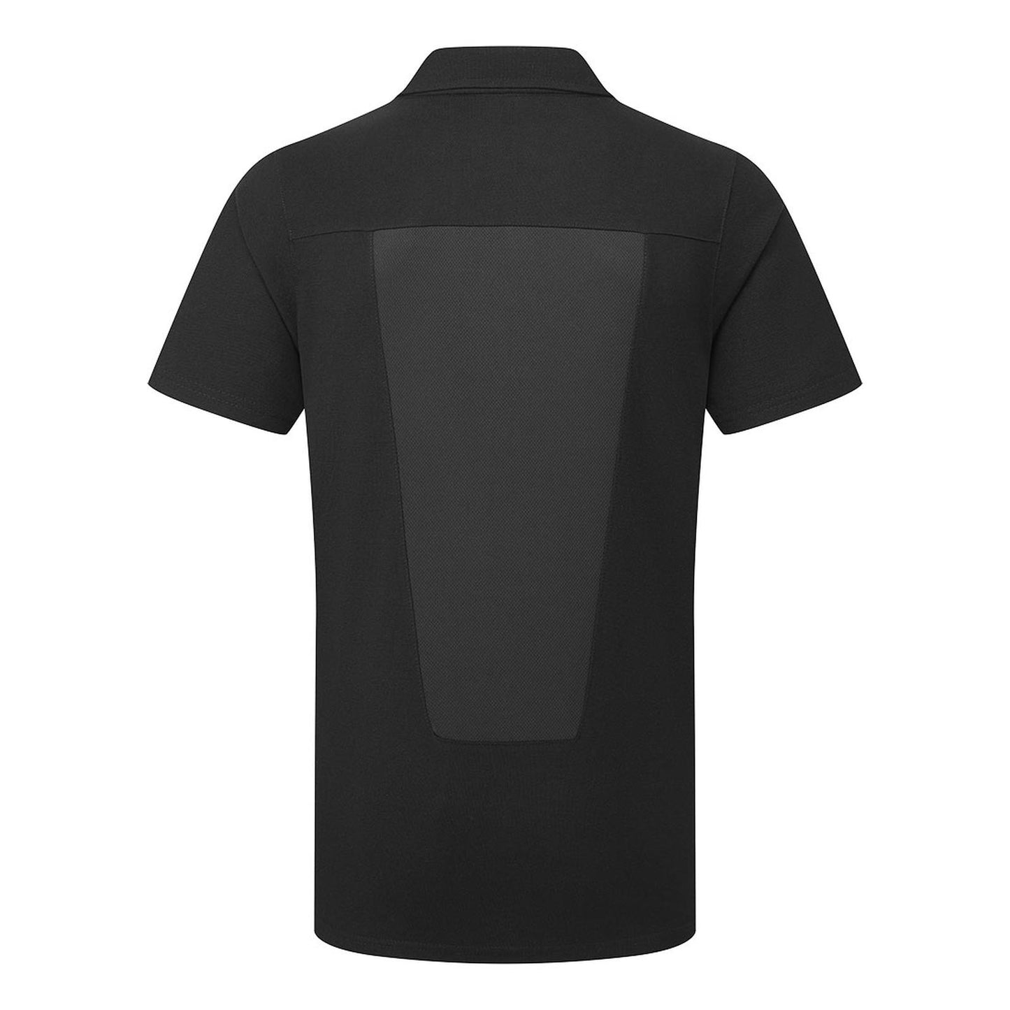 Portwest Kokskleding Chef-koks/voedingsindustrie Poloahirt C211 S/S Mesh AirPro zwart(BK)