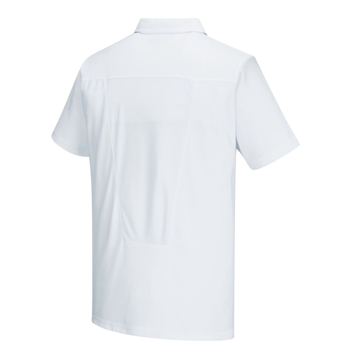 Portwest Kokskleding Chef-koks/voedingsindustrie Poloahirt C211 S/S Mesh AirPro wit(WH)