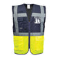Portwest Vesten C276 HiVis geel-marineblauw(YN)