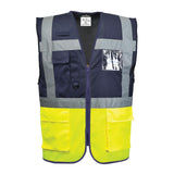 Portwest Vesten C276 HiVis geel-marineblauw(YN)