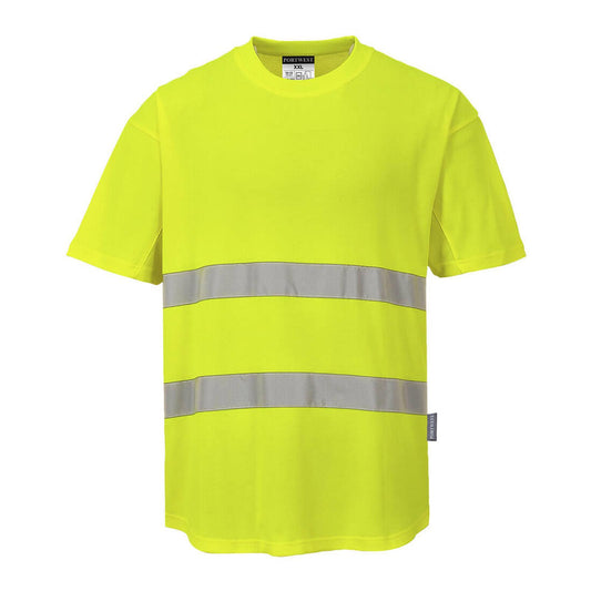 Portwest T-shirts C394 geel(YE)