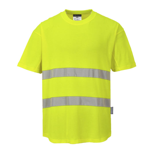 Portwest T-shirts C394 geel(YE)