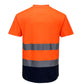 Portwest T-shirts C395 HiVis UPF35+ UV oranje-marineblauw(ON)