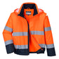 Portwest Jassen C464 HiVis Uitneembare mouwen oranje-marineblauw(ON)